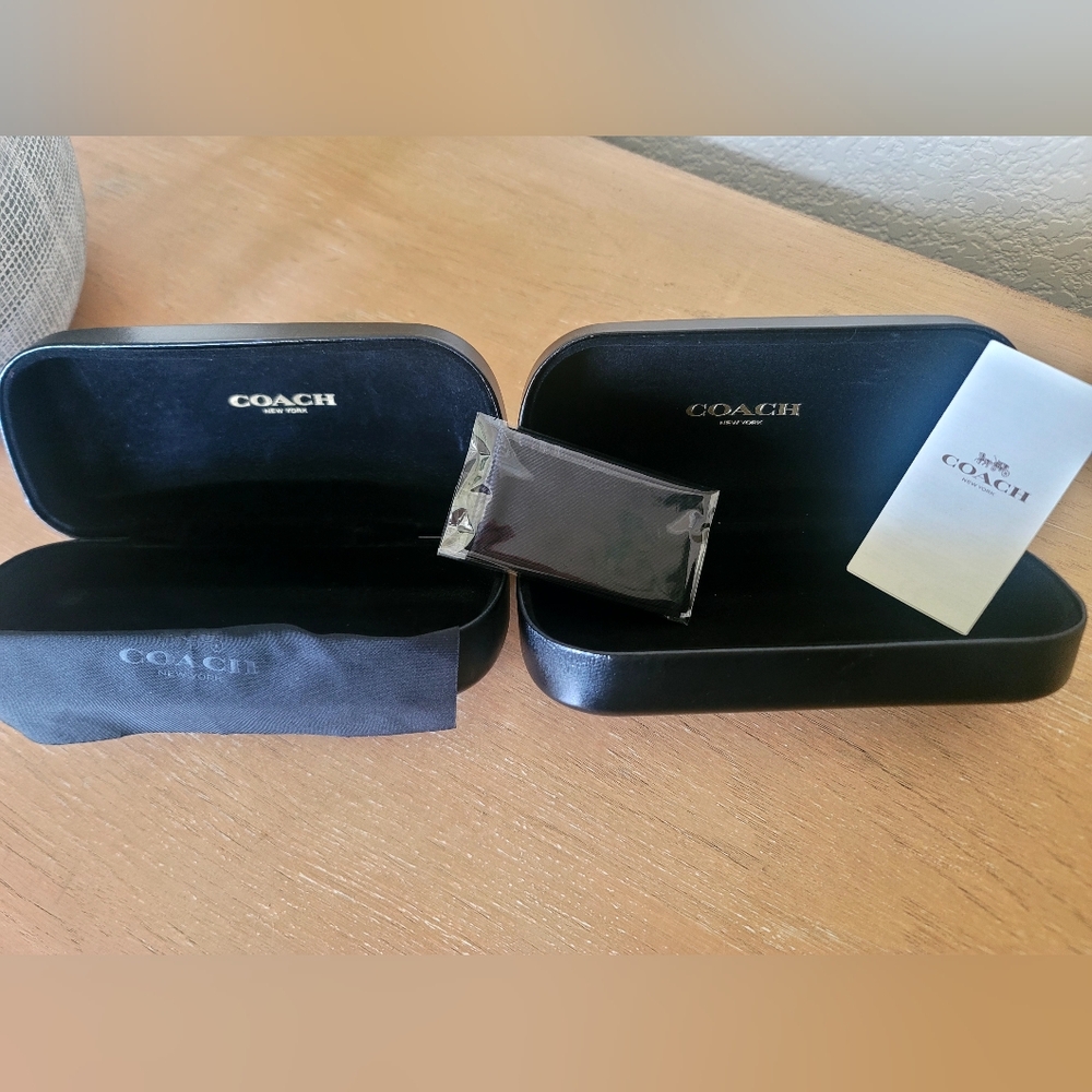 Coach Black Glasses Sleek Modern Design
